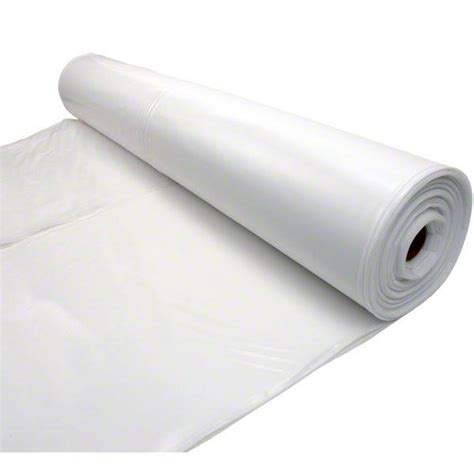 10 mil white plastic sheeting